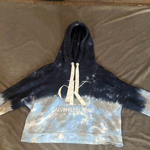 Calvin Klein size medium cropped hoodie